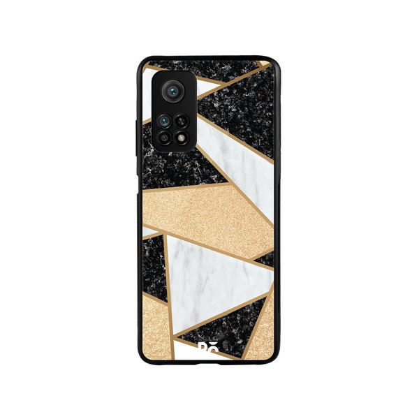 

DailyObjects Marble Quatret Glass Case Cover For Xiaomi Mi 10T