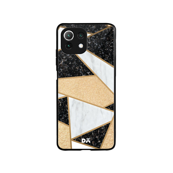 

DailyObjects Marble Quatret Glass Case Cover For Xiaomi Mi 11 Lite