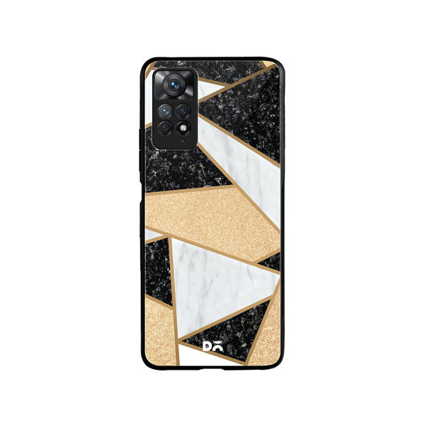 

DailyObjects Marble Quatret Glass Case Cover For Xiaomi Redmi Note 11 Pro