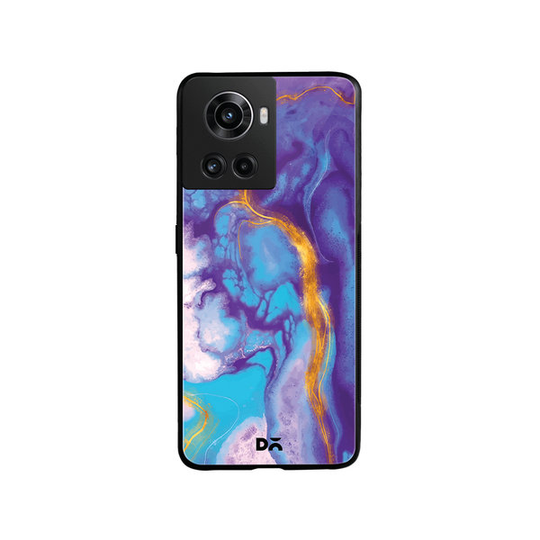 

DailyObjects Marble Thunder Glass Case Cover For OnePlus 10R