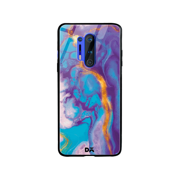 

DailyObjects Marble Thunder Glass Case Cover For OnePlus 8 Pro