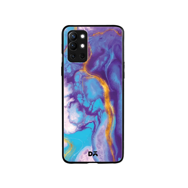 

DailyObjects Marble Thunder Glass Case Cover For OnePlus 9R