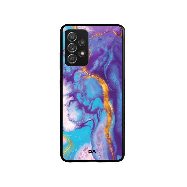 

DailyObjects Marble Thunder Glass Case Cover For Samsung Galaxy A73