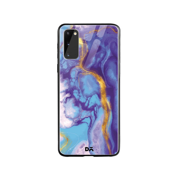 

DailyObjects Marble Thunder Glass Case Cover For Samsung Galaxy S20