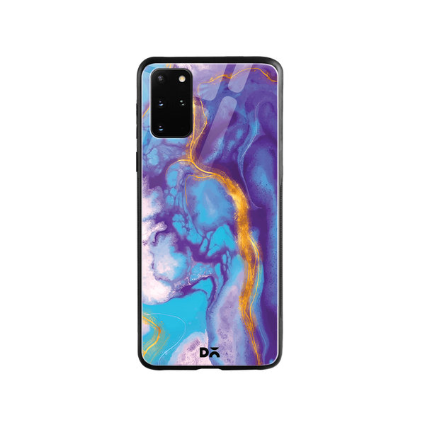 

DailyObjects Marble Thunder Glass Case Cover For Samsung Galaxy S20 Plus