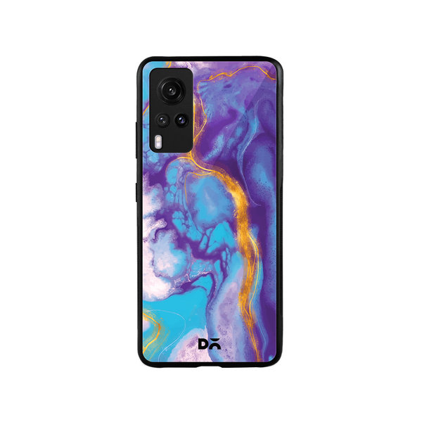 

DailyObjects Marble Thunder Glass Case Cover For Vivo X60
