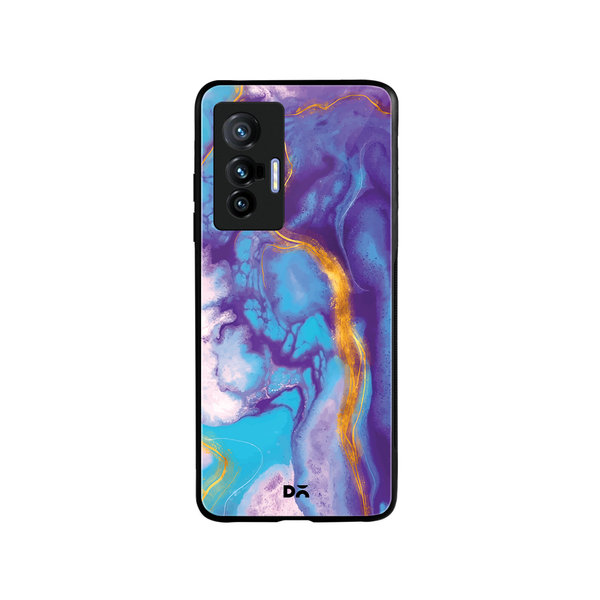

DailyObjects Marble Thunder Glass Case Cover For Vivo X70