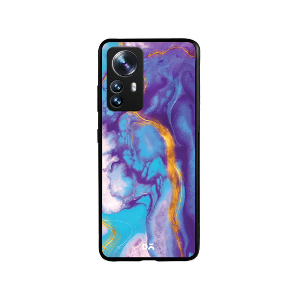 DailyObjects Marble Thunder Glass Case Cover For Xiaomi 12 Pro
