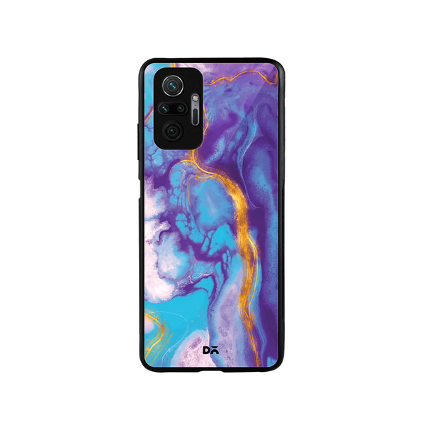 

DailyObjects Marble Thunder Glass Case Cover For Xiaomi Redmi Note 10 Pro