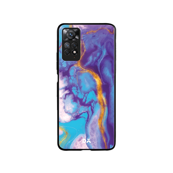 

DailyObjects Marble Thunder Glass Case Cover For Xiaomi Redmi Note 11 Pro