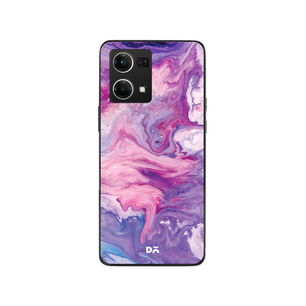 

DailyObjects Marble Unicorn Glass Case Cover For Oppo Reno 7
