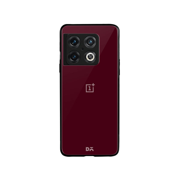 

DailyObjects Maroon Glass Case Cover For OnePlus 10 Pro