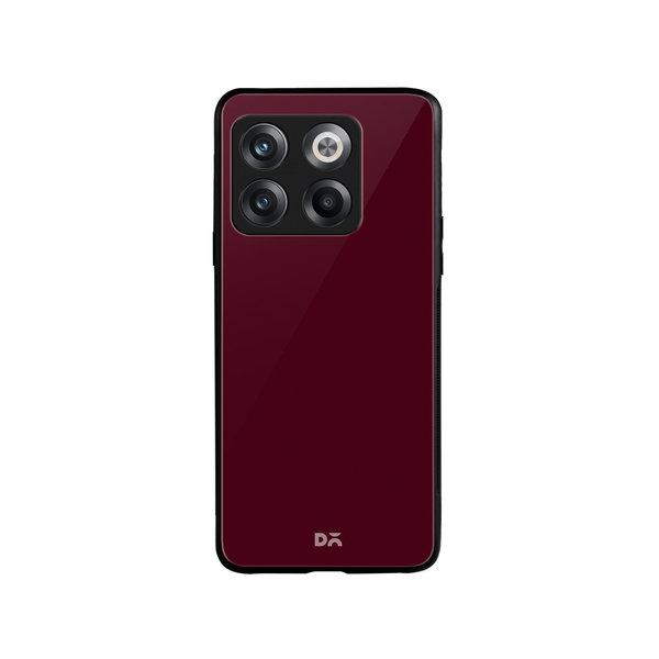 

DailyObjects Maroon Glass Case Cover For OnePlus 10T