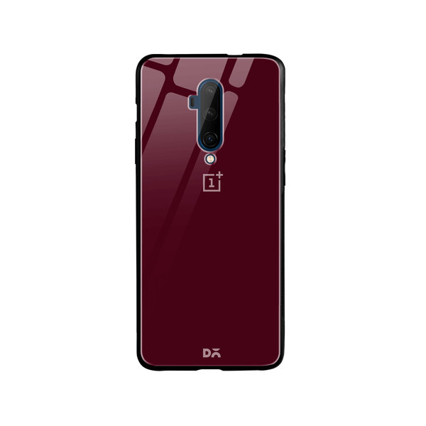 

DailyObjects Maroon Glass Case Cover For OnePlus 7T Pro