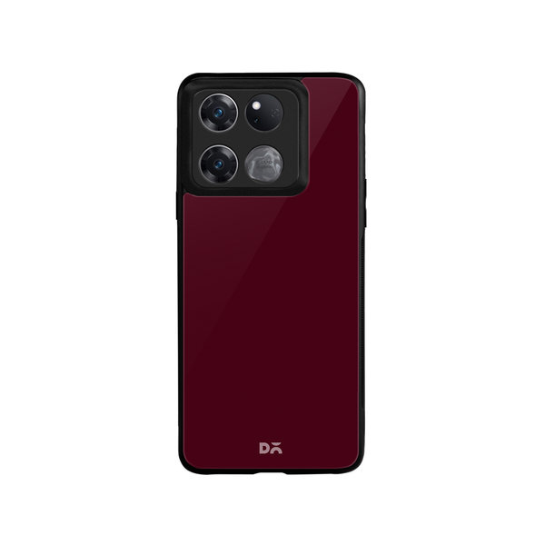

DailyObjects Maroon Glass Case Cover For OnePlus Ace Racing