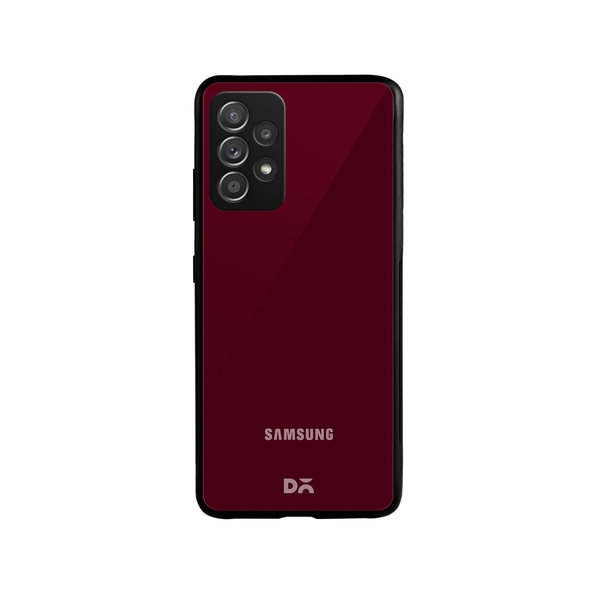 

DailyObjects Maroon Glass Case Cover For Samsung Galaxy A52