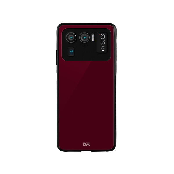 

DailyObjects Maroon Glass Case Cover For Xiaomi Mi 11 Ultra