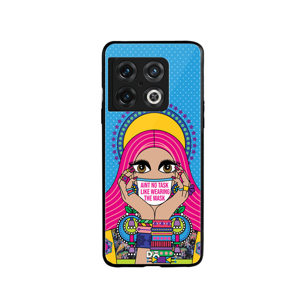 

DailyObjects Mask-Up Millennial Glass Case Cover For OnePlus 10 Pro