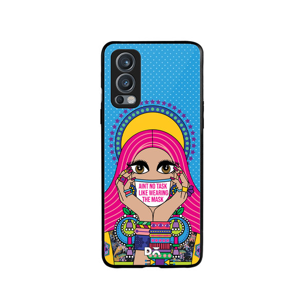 

DailyObjects Mask-Up Millennial Glass Case Cover For OnePlus Nord 2