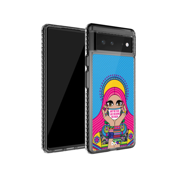 

DailyObjects Mask-Up Millennial Stride 2.0 Case Cover For Google Pixel 6