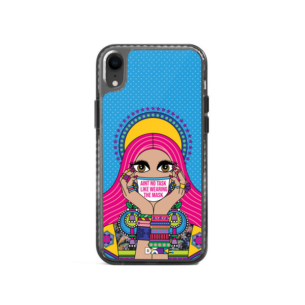 

DailyObjects Mask-Up Millennial Stride 2.0 Case Cover For iPhone XR
