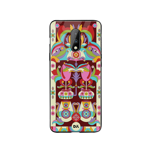 

DailyObjects Matka Mela Glass Case Cover For OnePlus 7