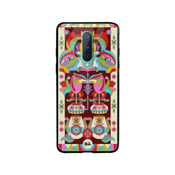 

DailyObjects Matka Mela Glass Case Cover For OnePlus 8