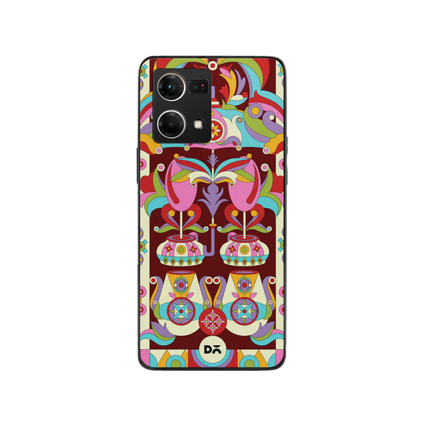 

DailyObjects Matka Mela Glass Case Cover For Oppo F21 Pro