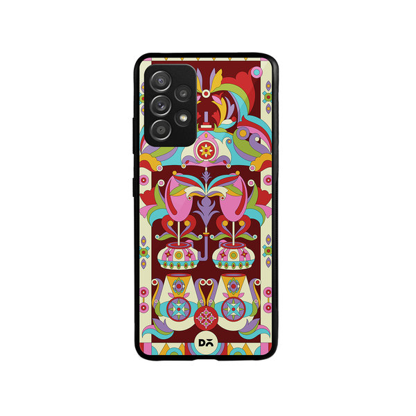 

DailyObjects Matka Mela Glass Case Cover For Samsung Galaxy A52