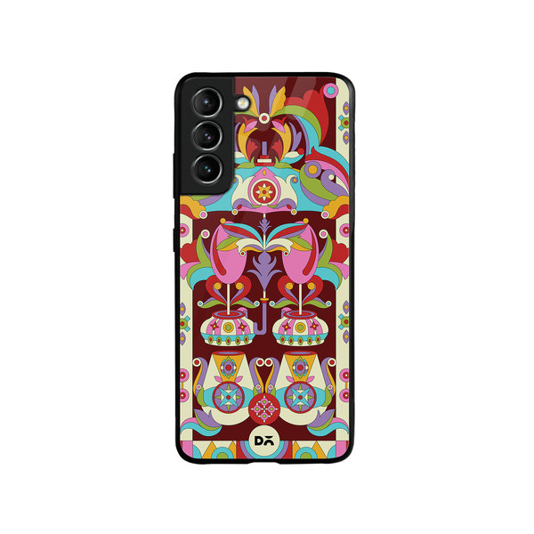 

DailyObjects Matka Mela Glass Case Cover For Samsung Galaxy S21