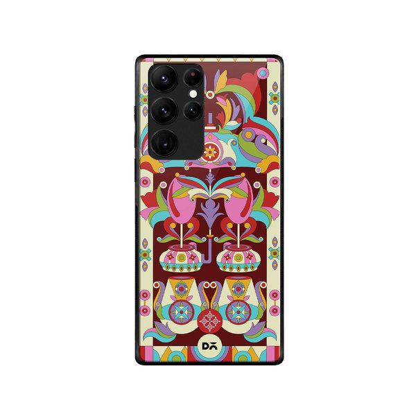 

DailyObjects Matka Mela Glass Case Cover For Samsung Galaxy S22 Ultra