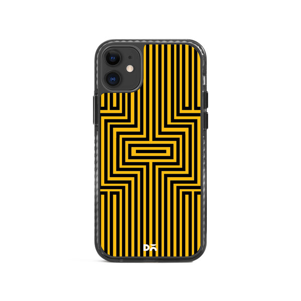 

DailyObjects Maze Ochre Stride 2.0 Case Cover For iPhone 11
