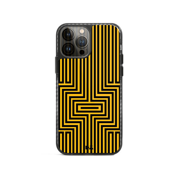 

DailyObjects Maze Ochre Stride 2.0 Case Cover For iPhone 13 Pro Max