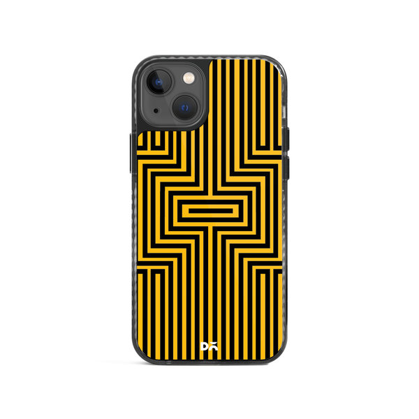 

DailyObjects Maze Ochre Stride 2.0 Case Cover For iPhone 14