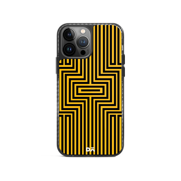 

DailyObjects Maze Ochre Stride 2.0 Case Cover For iPhone 15 Pro Max