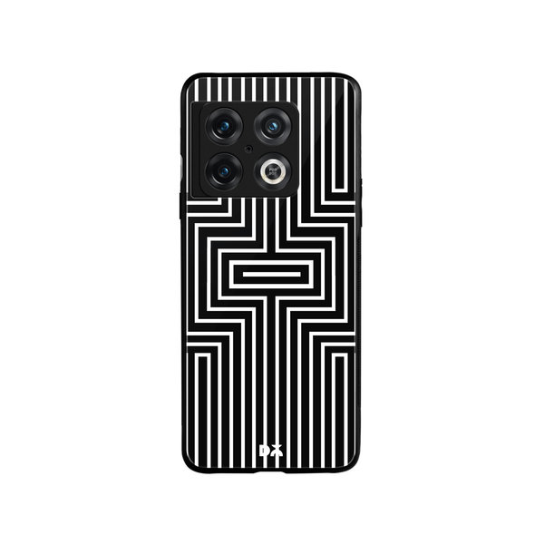 

DailyObjects Maze White Glass Case Cover For OnePlus 10 Pro