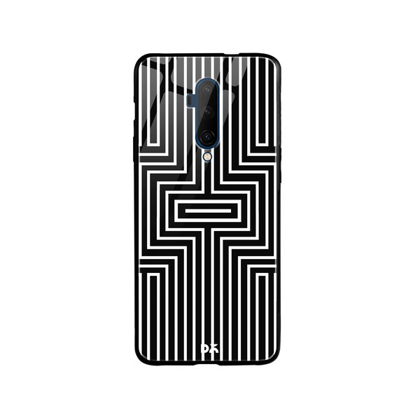 

DailyObjects Maze White Glass Case Cover For OnePlus 7T Pro