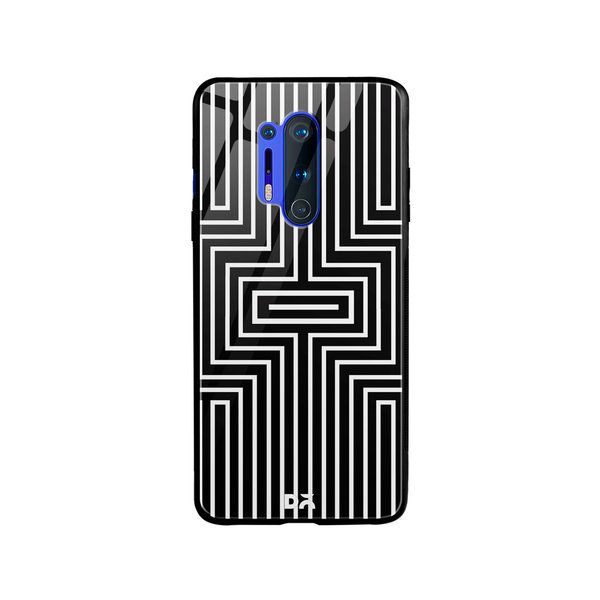 

DailyObjects Maze White Glass Case Cover For OnePlus 8 Pro