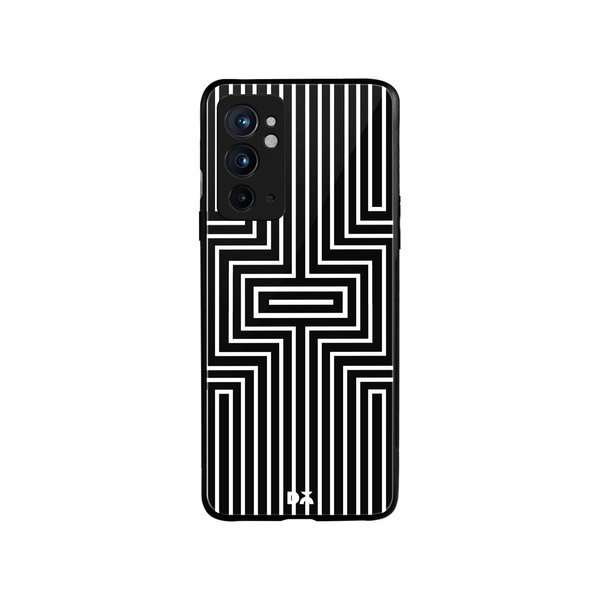 

DailyObjects Maze White Glass Case Cover For OnePlus 9RT