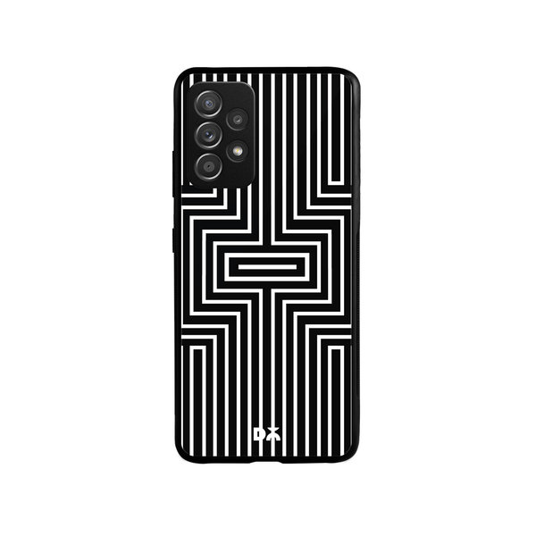 

DailyObjects Maze White Glass Case Cover For Samsung Galaxy A52