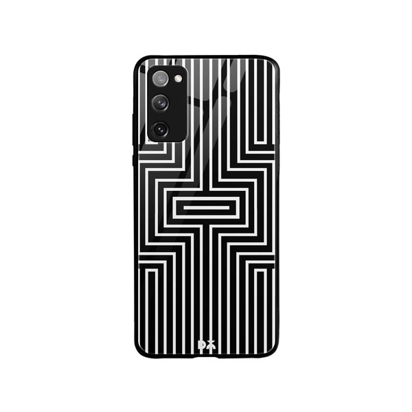 

DailyObjects Maze White Glass Case Cover For Samsung Galaxy S20 FE