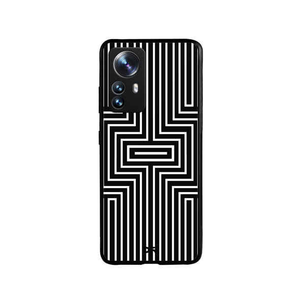 

DailyObjects Maze White Glass Case Cover For Xiaomi 12 Pro