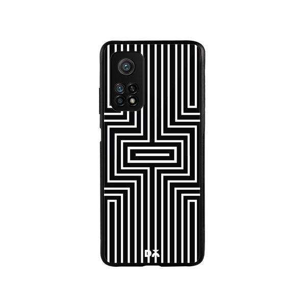 

DailyObjects Maze White Glass Case Cover For Xiaomi Mi 10T