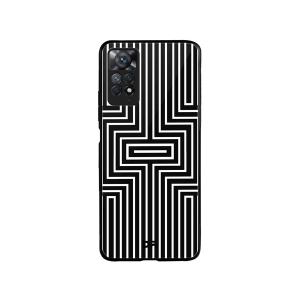 

DailyObjects Maze White Glass Case Cover For Xiaomi Redmi Note 11 Pro