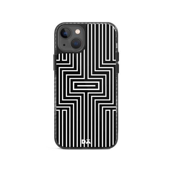 

DailyObjects Maze White Stride 2.0 Case Cover For iPhone 15 Plus