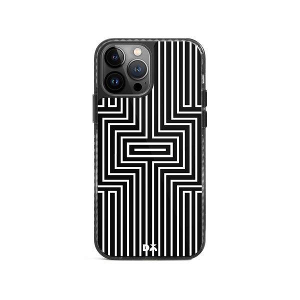 

DailyObjects Maze White Stride 2.0 Case Cover For iPhone 15 Pro Max