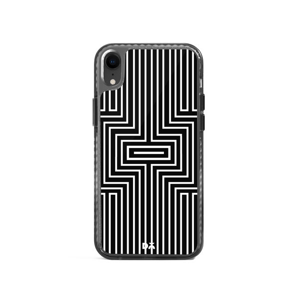 

DailyObjects Maze White Stride 2.0 Case Cover For iPhone XR