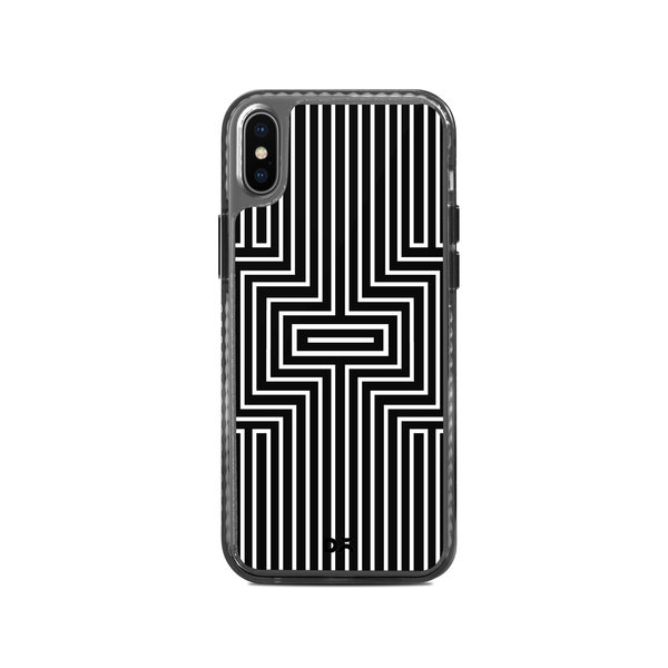 

DailyObjects Maze White Stride 2.0 Case Cover For iPhone XS
