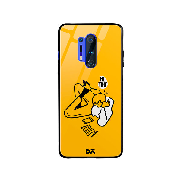 

DailyObjects Me Time Glass Case Cover For OnePlus 8 Pro