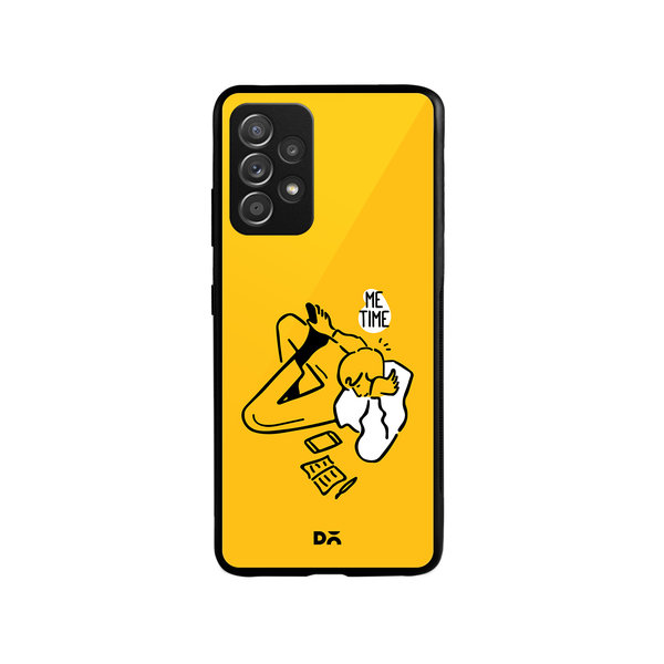 

DailyObjects Me Time Glass Case Cover For Samsung Galaxy A53